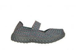 Półbuty Rock Over Blue Zone 032908, Wielokolorowy, Materiał - 40. Niebieskie półbuty damskie Rock Spring, bez wzorów, z materiału, rockowe, bez obcasa. W wyprzedaży za 164.99 zł.