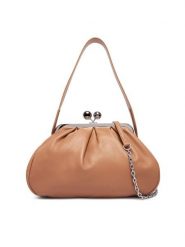 Weekend Max Mara Torebka Cubico 2625516124600 Beżowy. Brązowe torebki klasyczne damskie Weekend Max Mara, bez wzorów, ze skóry, bez dodatków. Za 1,839.00 zł.