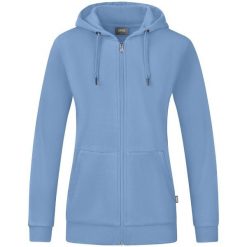 Kurtka damska Jako Organic. Niebieskie kurtki damskie Jako, m, bez wzorów, z bawełny, z kapturem. Za 366.00 zł.