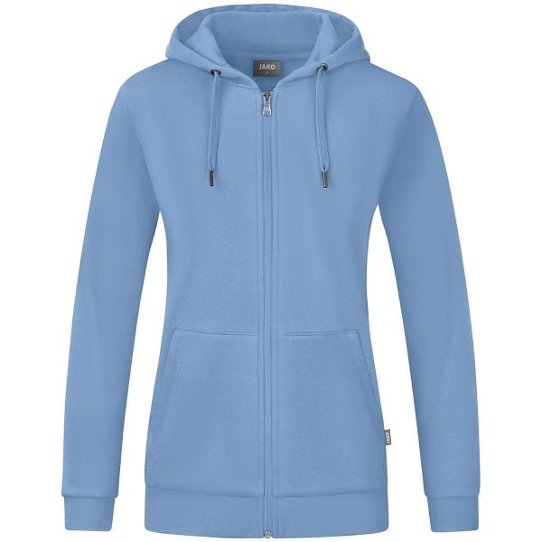 Kurtka damska Jako Organic. Niebieskie kurtki damskie Jako, m, bez wzorów, z bawełny, z kapturem. Za 366.00 zł.