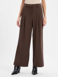 Msch Copenhagen Spodnie - MSCHHenrika Kobiety Sztuczne włókno brązowy, XS. Brązowe spodnie materiałowe damskie MSCH Copenhagen, bez wzorów, z włókna, klasyczne. Za 349.95 zł.