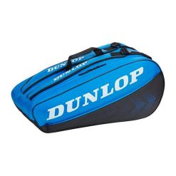Torba tenisowa na rakiety Dunlop FX Club 10 Racket Bag. Niebieskie torebki klasyczne damskie Dunlop, bez wzorów, bez dodatków. Za 389.99 zł.