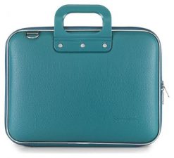Torba Bombata Classic 13''-14'' teal blue. Niebieskie torby na laptopa damskie Bombata, bez wzorów. Za 229.00 zł.