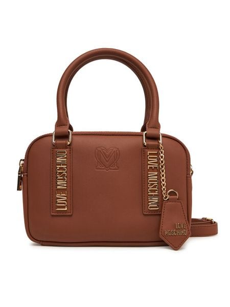 LOVE MOSCHINO Torebka JC4295PP1NL1531A Brązowy. Brązowe torebki klasyczne damskie Love Moschino, bez wzorów, ze skóry, bez dodatków. Za 799.99 zł.