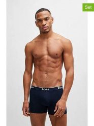 Hugo Boss Bokserki (3 pary) w kolorze czarnym rozmiar: S. Czarne bokserki męskie Hugo Boss, bez wzorów. Za 130.99 zł.