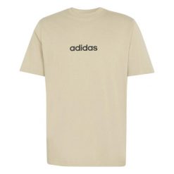 T-Shirt Adidas Sport M Lin Sj T Dorośli. Brązowe t-shirty męskie Adidas, m, bez wzorów, z bawełny, bez kołnierzyka. Za 89.95 zł.