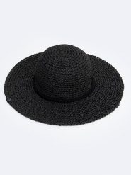 BIG STAR Kapelusz w kolorze czarnym rozmiar: onesize. Czarne kapelusze damskie Big Star, bez wzorów, z materiału. Za 39.99 zł.