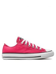 Converse Trampki Chuck Taylor All Star Ox A06569C Różowy. Czerwone trampki i tenisówki damskie Converse, bez wzorów, z materiału. Za 219.99 zł.