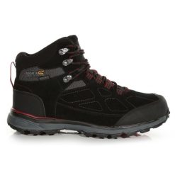 Buty trekkingowe męskie Regatta Samaris Suede wodoodporne. Czarne buty trekkingowe męskie Regatta, bez zapięcia. W wyprzedaży za 291.00 zł.