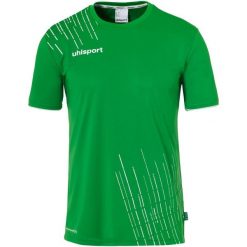 Zestaw dziecięcy koszulka i spodenki Uhlsport Score 26. Białe bluzki sportowe damskie UHLSPORT, z dresówki, bez kołnierzyka, bez ramiączek. Za 172.10 zł.