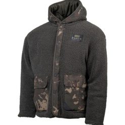 Bluza Męska Wędkarska Nash Zero Tolerance Sherpa Fleece Hoody. Brązowe bluzy bez kaptura męskie Nash, m. Za 539.99 zł.