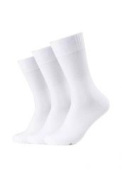 Skarpetki sportowe męskie 3pk Men's Basic Socks. Białe skarpetki męskie Skechers, bez wzorów, z bawełny. Za 29.99 zł.