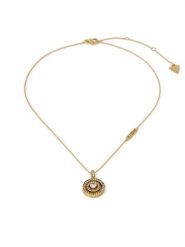 Guess Naszyjnik JUBN04 658JW Złoty. Żółte naszyjniki damskie Guess, metalowe. Za 189.99 zł.