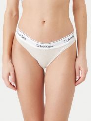 Calvin Klein Underwear Figi klasyczne 0000F3787E Beżowy. Brązowe figi damskie Calvin Klein Underwear, s, bez wzorów, z bawełny. Za 69.99 zł.