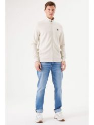 Garcia Bluza w kolorze kremowym rozmiar: XL. Brązowe bluzy bez kaptura męskie Garcia, xl, z bawełny. Za 131.74 zł.