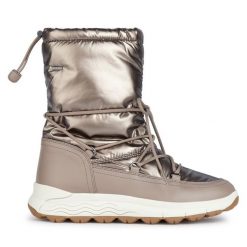 Śniegowce Geox. Szare śniegowce damskie Geox. Za 799.99 zł.
