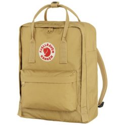 Plecak Fjallraven Kanken - kantarell. Brązowe plecaki męskie Fjällräven, z aplikacjami, z materiału. Za 425.35 zł.