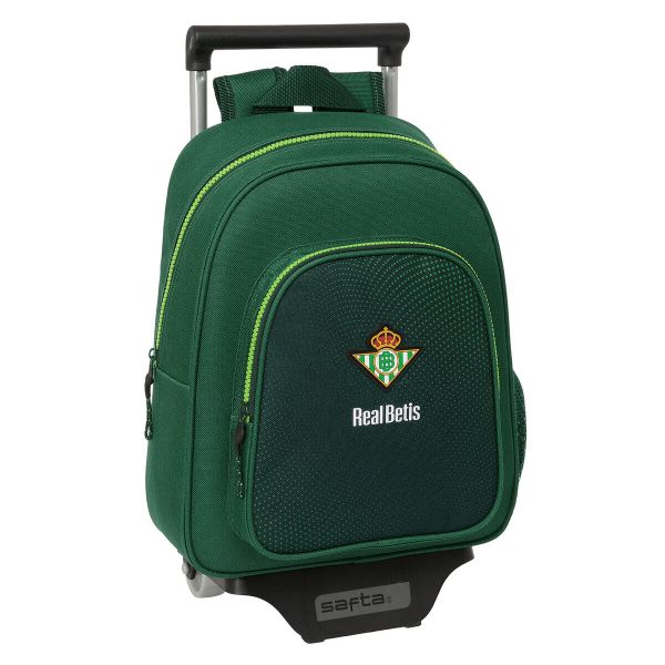 Torba szkolna z kółkami Real Betis Balompié Kolor Zielony. Zielone torebki klasyczne damskie safta, bez wzorów, z poliesteru, bez dodatków. Za 212.25 zł.