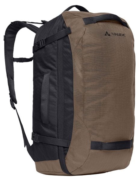 Plecak 30-39 l Mundo Carry-On 38. Brązowe plecaki damskie Vaude, bez wzorów, z materiału, biznesowe. Za 766.00 zł.