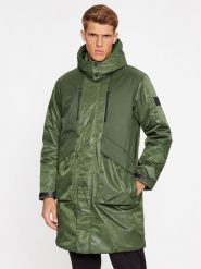 EA7 Emporio Armani Płaszcz zimowy 6RPK04 PNERZ 1845 Zielony Regular Fit. Zielone płaszcze męskie EA7 Emporio Armani, na zimę, m, bez wzorów, z syntetyku. Za 1,389.00 zł.