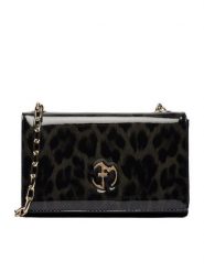 Eva Minge Torebka EO-AMORA-LDA8638 Czarny. Czarne torebki klasyczne damskie Eva Minge, bez wzorów, ze skóry, bez dodatków. Za 199.99 zł.