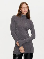 Gaudi Sukienka dzianinowa 421FD53042 Szary Slim Fit. Szare sukienki damskie GAUDI, l, bez wzorów, z dzianiny, bez kołnierzyka, bez ramiączek, koszulowe. Za 339.99 zł.