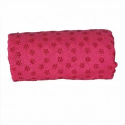 Antypoślizgowy ręcznik do jogi z torbą w prezencie-pink. Czerwone torebki klasyczne damskie TIMELESS TOOLS, bez wzorów, bez dodatków. W wyprzedaży za 42.99 zł.