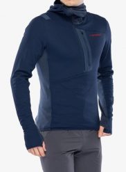 Bluza z kapturem męska La Sportiva Big Wall Pullover Hoody. Niebieskie bluzy z kapturem męskie La Sportiva, l, z materiału. Za 641.29 zł.