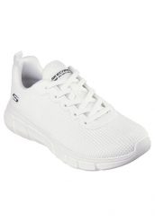 Buty do chodzenia damskie Skechers 117346W. Białe buty sportowe na co dzień damskie Skechers, bez wzorów, z materiału, trekkingowe. Za 322.00 zł.