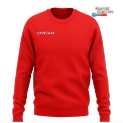 Bluza piłkarska dla dorosłych Givova Maglia One czerwona. Czerwone bluzy sportowe damskie Givova, m, bez wzorów, z materiału, bez ramiączek, długie, bez kaptura. Za 78.64 zł.