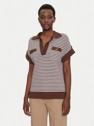 Luisa Spagnoli Sweter Caio 58672 Granatowy Regular Fit. Niebieskie swetry klasyczne damskie Luisa Spagnoli, s, z syntetyku, bez kołnierzyka. Za 749.99 zł.