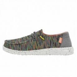HEYDUDE Damskie Mokasyny Wendy Sox. Szare mokasyny damskie Hey dude, z materiału. Za 179.00 zł.