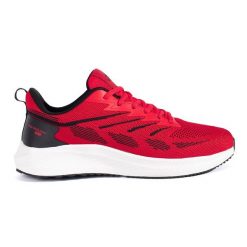 Vico Czerwone męskie siatkowe buty sportowe. Czerwone buty sportowe na co dzień męskie bez zapięcia. Za 151.58 zł.