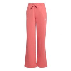 Damskie spodnie dresowe adidas Essentials Small Logo Feel Cozy Open Hem. Czerwone spodnie sportowe damskie Adidas, z dresówki, na fitness i siłownię. Za 269.50 zł.