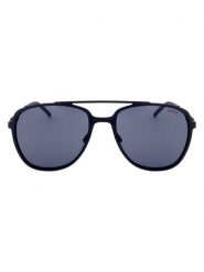 HUGO Męskie okulary przeciwsłoneczne w kolorze granatowym rozmiar: 56. Niebieskie okulary przeciwsłoneczne męskie Hugo, z tworzywa sztucznego. Za 252.99 zł.