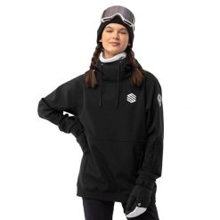 Kurtka snowboardowa damska W1-W Skywalk. Czarne kurtki damskie SIROKO, l, bez wzorów, z softshellu, bez kaptura, narciarskie. W wyprzedaży za 297.00 zł.