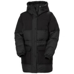 Damska kurtka puchowa Helly Hansen Escape Down. Czarne kurtki damskie Helly Hansen, na zimę, l, bez wzorów, z polaru, bez kaptura. Za 1,225.90 zł.