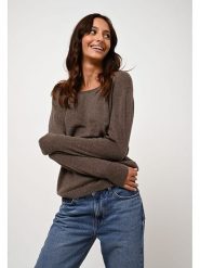 AUTHENTIC CASHMERE Kaszmirowy sweter "Lanfon" w kolorze brązowym rozmiar: XXL. Brązowe swetry klasyczne damskie AUTHENTIC CASHMERE, xxl, z kaszmiru, bez kołnierzyka. Za 421.95 zł.