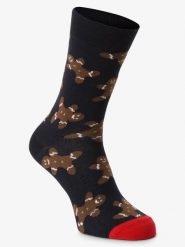 Happy Socks skarpety z drobnej dzianiny Mężczyźni Bawełna niebieski, 41-46. Niebieskie skarpetki męskie Happy Socks, bez wzorów, z bawełny. Za 59.95 zł.