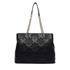 Torebka Nine West. Czarne torebki klasyczne damskie Nine West, bez wzorów, bez dodatków. Za 249.99 zł.
