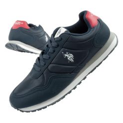 Buty sportowe sneakersy męskie U.S Polo Assn. Czerwone buty sportowe na co dzień męskie U.S. Polo Assn., bez zapięcia. Za 189.00 zł.