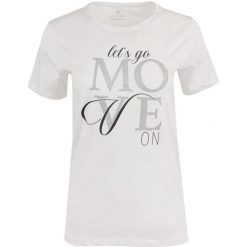 Damska koszulka Athl. DPT Talia – 100% bawełna, L. Białe bluzki damskie ZSPORT, l, bez wzorów, z bawełny, bez kołnierzyka. Za 149.99 zł.