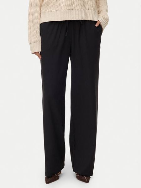 Vero Moda Spodnie materiałowe Milly 10331924 Czarny Wide Leg. Czarne spodnie materiałowe damskie Vero Moda, bez wzorów, z materiału. Za 109.99 zł.