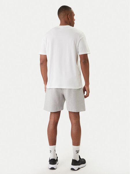 Reebok Komplet t-shirt i spodenki Baz RK25609CCM Szary Regular Fit. Szare szorty męskie Reebok, bez wzorów, z bawełny, sportowe. Za 179.99 zł.