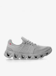 Buty outdoor męskie On Running Cloudswift 4 AD. Szare buty trekkingowe męskie On Running, z materiału, bez zapięcia, outdoorowe. Za 678.25 zł.