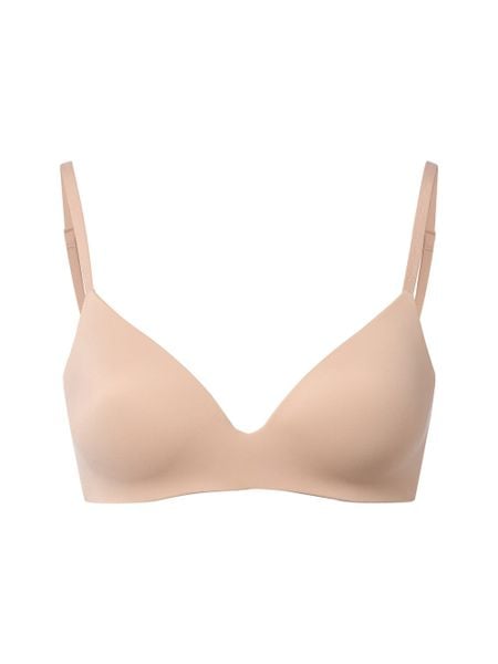 Calvin Klein biustonosz bez drutów Kobiety Sztuczne włókno beżowy, 85C. Brązowe biustonosze CALVIN KLEIN, bez wzorów, z włókna. Za 199.95 zł.