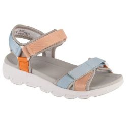 Sandały Rieker Sandals V8401-92 wielokolorowe. Sandały damskie bez wzorów, z gumy, bez obcasa. Za 418.46 zł.