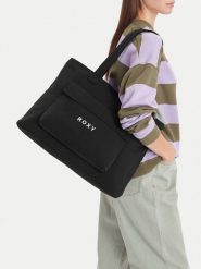Roxy Torebka WBEOHP-ROXY-MZ-005-10 Czarny. Czarne torebki klasyczne damskie Roxy, bez wzorów, z materiału, bez dodatków. Za 79.99 zł.