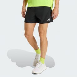 Spodenki do biegania adi365breeze. Czarne szorty męskie Adidas, bez kołnierzyka. Za 219.00 zł.