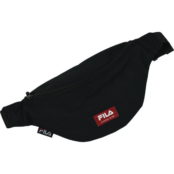 Torebka nerka Fila Baltimora Badge Waistbag pojemność 2,5 L. Czarne torebki klasyczne damskie Fila, bez wzorów, z materiału, bez dodatków. Za 59.99 zł.